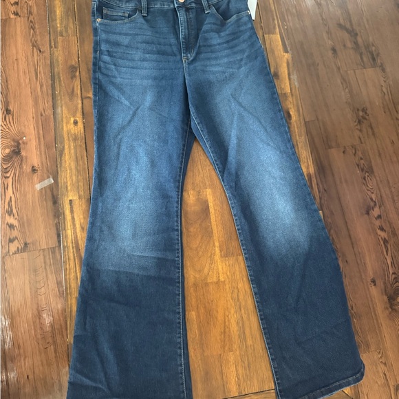Jessica Simpson Dark Blue Flare Jeans - Picture 1 of 4
